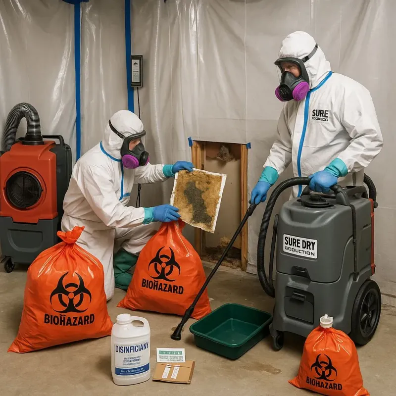 Contaminated Water Handling Protocols process in Millington, MI
