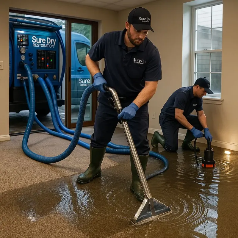 Water Extraction and Removal process in Millington, MI